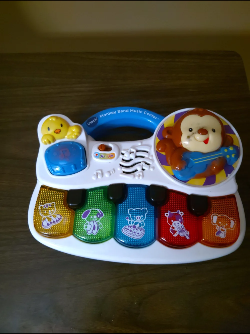 VTEC - Monkey Band Music Center - Multi-Color Kids Piano Toy